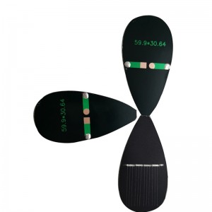 Персонализирани капки с форма на малък размер нередовен лист форма соларен панел преносим оф-мрежа мини дома слънцезащитни панели за къща